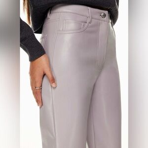 Aritzia Wilfred Lavender Melina Vegan Leather Pant (0)